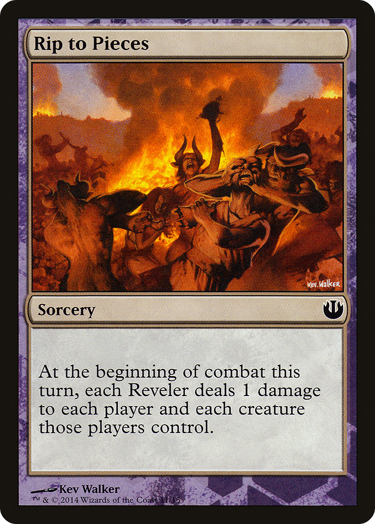 Rip to Pieces (TDAG-011) - Defeat a God - Premium MTG Single from Wizards of the Coast - Just $0.08! Shop now at Game Crave Tournament Store