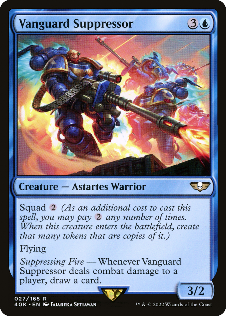 Vanguard Suppressor (40K-027) - Warhammer 40,000 Commander - Premium MTG Single from Wizards of the Coast - Just $0.10! Shop now at Game Crave Tournament Store
