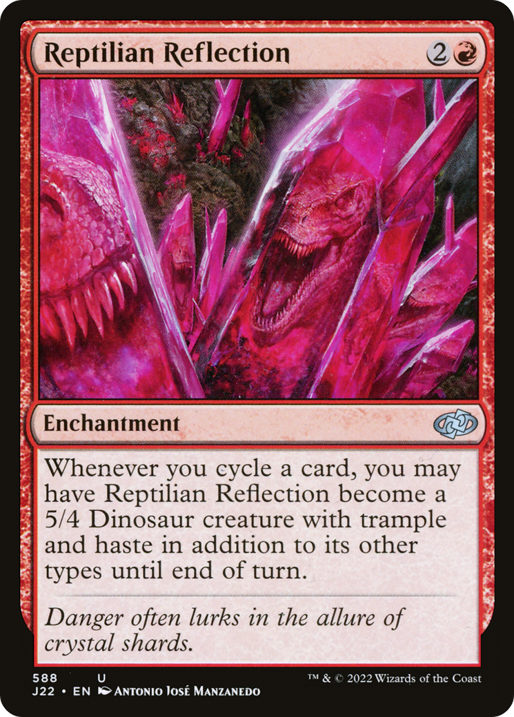 Reptilian Reflection (J22-588) - Jumpstart 2022 - Premium MTG Single from Wizards of the Coast - Just $0.25! Shop now at Game Crave Tournament Store
