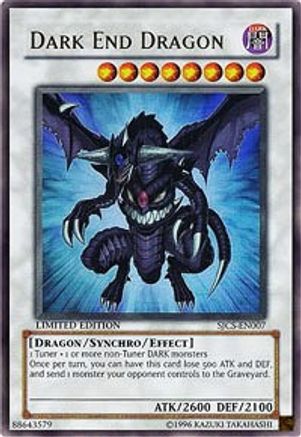 Dark End Dragon (SJCS-EN007) - Shonen Jump Championship Series Prize Cards Limited - Premium Yugioh Single from Konami - Just $3200! Shop now at Game Crave Tournament Store