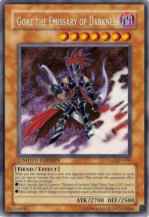 Gorz the Emissary of Darkness (DLG1-EN000) - Dark Legends Limited - Premium Yugioh Single from Konami - Just $4.07! Shop now at Game Crave Tournament Store