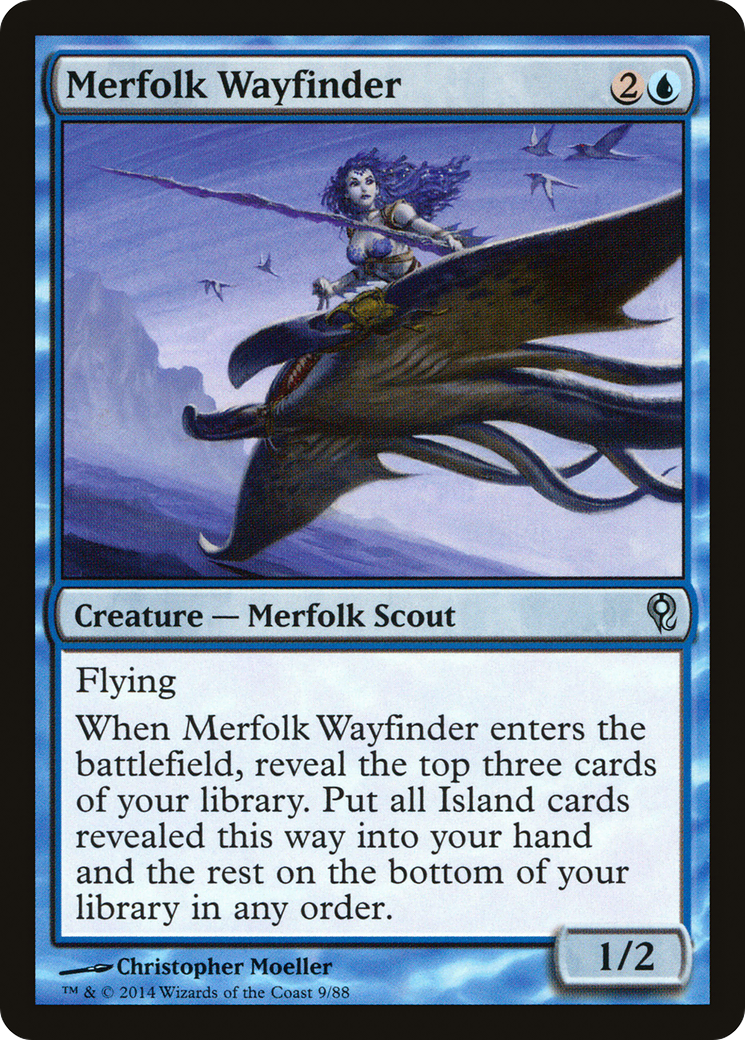 Merfolk Wayfinder (DDM-009) - Duel Decks: Jace vs. Vraska - Premium MTG Single from Wizards of the Coast - Just $0.25! Shop now at Game Crave Tournament Store