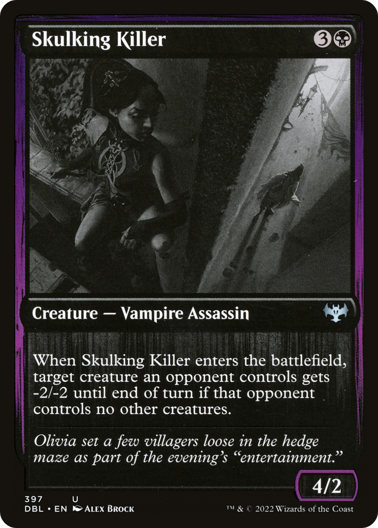 Skulking Killer (DBL-397) - Innistrad: Double Feature - Premium MTG Single from Wizards of the Coast - Just $0.08! Shop now at Game Crave Tournament Store