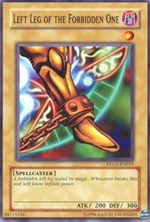Left Leg of the Forbidden One (DLG1-EN019) - Dark Legends Unlimited - Premium Yugioh Single from Konami - Just $2.18! Shop now at Game Crave Tournament Store