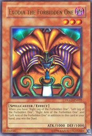 Exodia the Forbidden One (DLG1-EN022) - Dark Legends Unlimited - Premium Yugioh Single from Konami - Just $4.80! Shop now at Game Crave Tournament Store