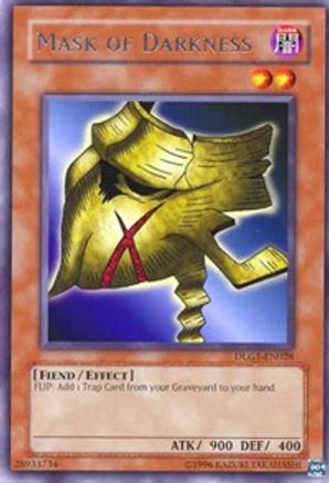 Mask of Darkness (DLG1-EN028) - Dark Legends Unlimited - Premium Yugioh Single from Konami - Just $1.44! Shop now at Game Crave Tournament Store