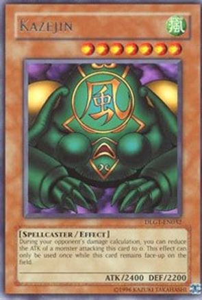 Kazejin (DLG1-EN032) - Dark Legends Unlimited - Premium Yugioh Single from Konami - Just $0.40! Shop now at Game Crave Tournament Store