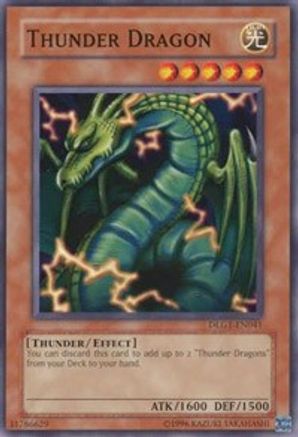 Thunder Dragon (DLG1-EN041) - Dark Legends Unlimited - Premium Yugioh Single from Konami - Just $2.23! Shop now at Game Crave Tournament Store