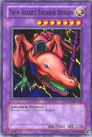 Twin-Headed Thunder Dragon (DLG1-EN043) - Dark Legends Unlimited - Premium Yugioh Single from Konami - Just $1.05! Shop now at Game Crave Tournament Store