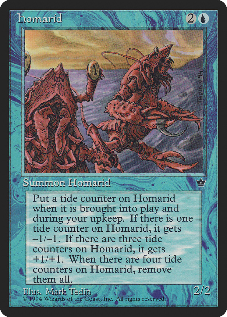 Homarid (FEM-19C) - Fallen Empires - Premium MTG Single from Wizards of the Coast - Just $0.08! Shop now at Game Crave Tournament Store