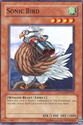 Sonic Bird (DLG1-EN076) - Dark Legends Unlimited - Premium Yugioh Single from Konami - Just $0.80! Shop now at Game Crave Tournament Store
