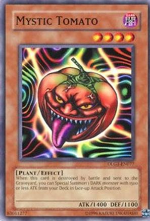 Mystic Tomato (DLG1-EN077) - Dark Legends Unlimited - Premium Yugioh Single from Konami - Just $0.62! Shop now at Game Crave Tournament Store