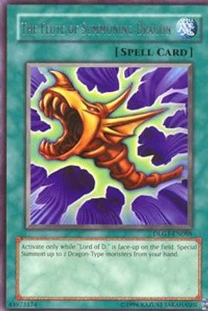 The Flute of Summoning Dragon (DLG1-EN088) - Dark Legends Unlimited - Premium Yugioh Single from Konami - Just $0.25! Shop now at Game Crave Tournament Store