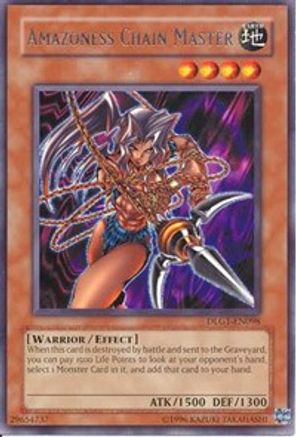 Amazoness Chain Master (DLG1-EN098) - Dark Legends Unlimited - Premium Yugioh Single from Konami - Just $3.19! Shop now at Game Crave Tournament Store