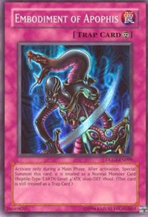Embodiment of Apophis (DLG1-EN099) - Dark Legends Unlimited - Premium Yugioh Single from Konami - Just $1.15! Shop now at Game Crave Tournament Store