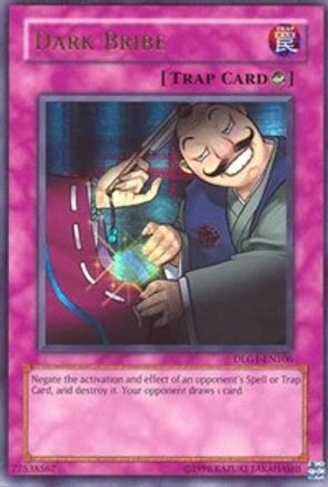 Dark Bribe (DLG1-EN106) - Dark Legends Unlimited - Premium Yugioh Single from Konami - Just $35.27! Shop now at Game Crave Tournament Store