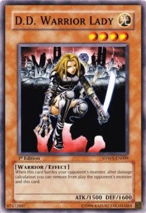 D.D. Warrior Lady (SDWS-EN009) - Structure Deck: Warriors' Strike 1st Edition - Premium Yugioh Single from Konami - Just $0.42! Shop now at Game Crave Tournament Store