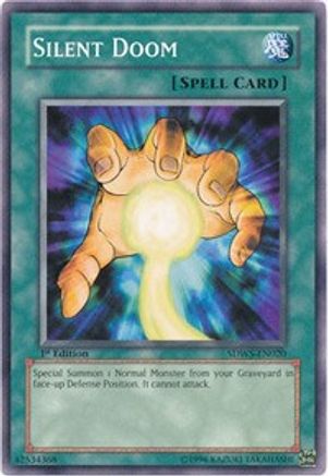 Silent Doom (SDWS-EN020) - Structure Deck: Warriors' Strike 1st Edition - Premium Yugioh Single from Konami - Just $0.30! Shop now at Game Crave Tournament Store