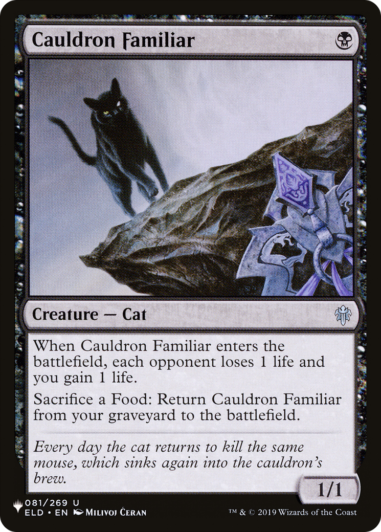 Cauldron Familiar (PLIST-1254) - The List - Premium MTG Single from Wizards of the Coast - Just $1.58! Shop now at Game Crave Tournament Store