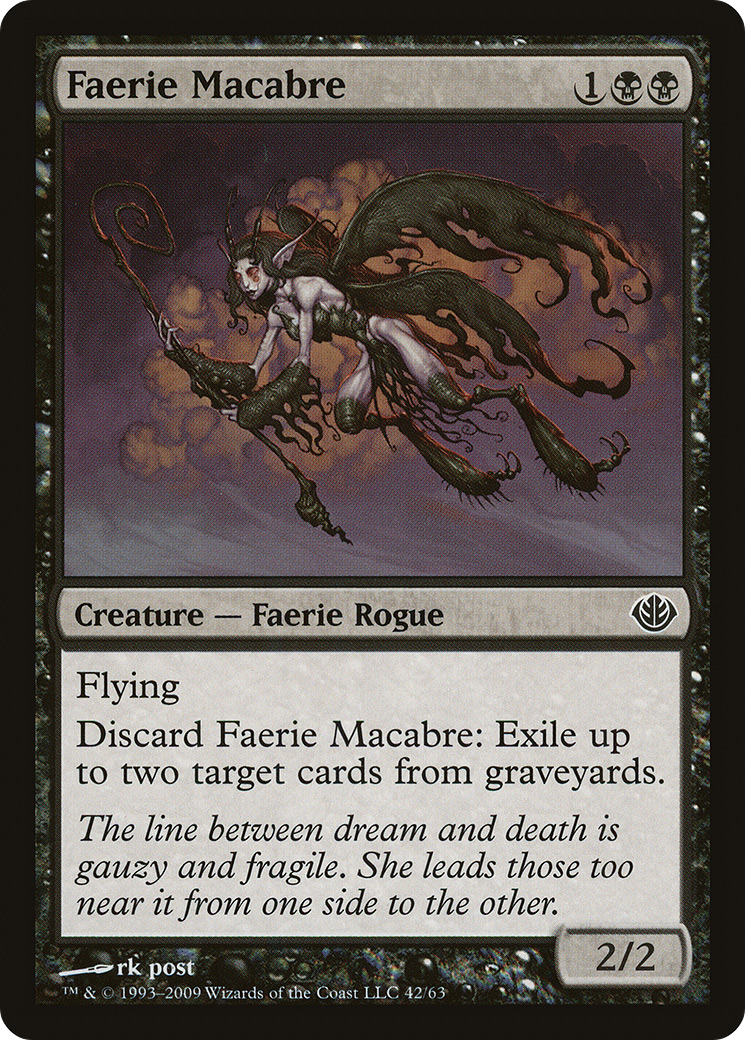 Faerie Macabre (DDD-042) - Duel Decks: Garruk vs. Liliana - Premium MTG Single from Wizards of the Coast - Just $1.58! Shop now at Game Crave Tournament Store