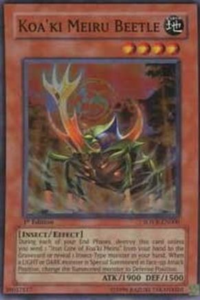 Koa'ki Meiru Beetle (SOVR-EN000) - Stardust Overdrive 1st Edition - Premium Yugioh Single from Konami - Just $0.78! Shop now at Game Crave Tournament Store