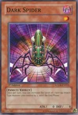 Dark Spider (SOVR-EN015) - Stardust Overdrive Unlimited - Premium Yugioh Single from Konami - Just $0.25! Shop now at Game Crave Tournament Store