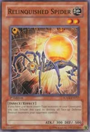 Relinquished Spider (SOVR-EN017) - Stardust Overdrive Unlimited - Premium Yugioh Single from Konami - Just $0.08! Shop now at Game Crave Tournament Store