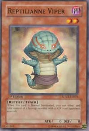 Reptilianne Viper (SOVR-EN023) - Stardust Overdrive 1st Edition - Premium Yugioh Single from Konami - Just $0.10! Shop now at Game Crave Tournament Store