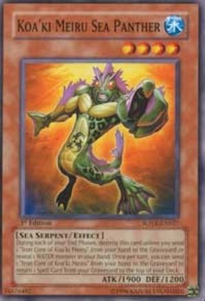 Koa'ki Meiru Sea Panther (SOVR-EN027) - Stardust Overdrive 1st Edition - Premium Yugioh Single from Konami - Just $0.23! Shop now at Game Crave Tournament Store