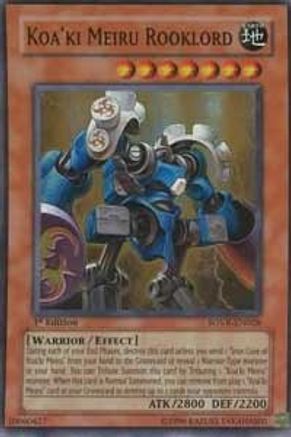 Koa'ki Meiru Rooklord (SOVR-EN028) - Stardust Overdrive 1st Edition - Premium Yugioh Single from Konami - Just $0.79! Shop now at Game Crave Tournament Store