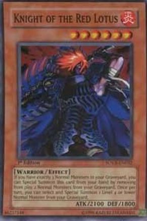 Knight of the Red Lotus (SOVR-EN032) - Stardust Overdrive Unlimited - Premium Yugioh Single from Konami - Just $0.63! Shop now at Game Crave Tournament Store