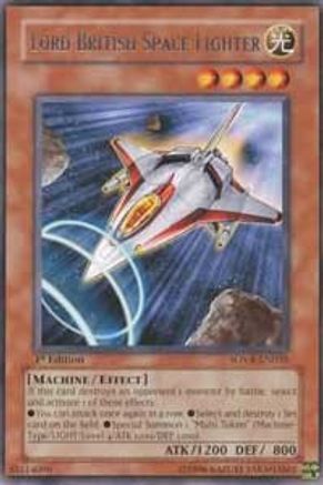Lord British Space Fighter (SOVR-EN035) - Stardust Overdrive Unlimited - Premium Yugioh Single from Konami - Just $0.08! Shop now at Game Crave Tournament Store