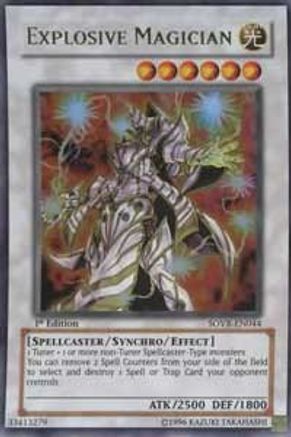 Explosive Magician (SOVR-EN044) - Stardust Overdrive 1st Edition - Premium Yugioh Single from Konami - Just $9.60! Shop now at Game Crave Tournament Store