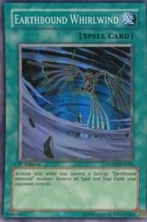 Earthbound Whirlwind (SOVR-EN046) - Stardust Overdrive Unlimited - Premium Yugioh Single from Konami - Just $0.54! Shop now at Game Crave Tournament Store