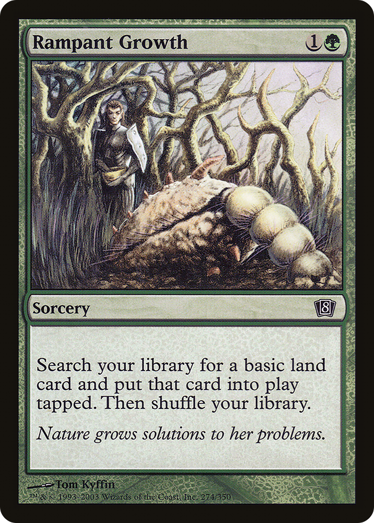 Rampant Growth (8ED-274★) - Eighth Edition Foil - Premium MTG Single from Wizards of the Coast - Just $1.09! Shop now at Game Crave Tournament Store