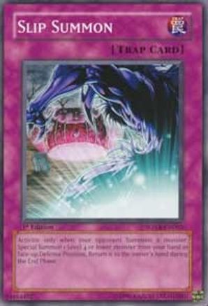 Slip Summon (SOVR-EN063) - Stardust Overdrive 1st Edition - Premium Yugioh Single from Konami - Just $0.25! Shop now at Game Crave Tournament Store