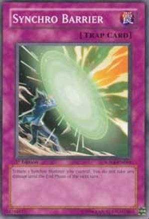 Synchro Barrier (SOVR-EN064) - Stardust Overdrive 1st Edition - Premium Yugioh Single from Konami - Just $0.26! Shop now at Game Crave Tournament Store