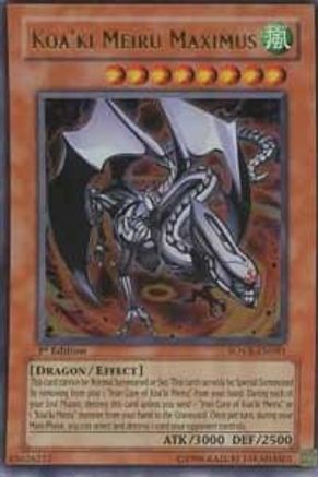 Koa'ki Meiru Maximus (SOVR-EN081) - Stardust Overdrive 1st Edition - Premium Yugioh Single from Konami - Just $2.95! Shop now at Game Crave Tournament Store