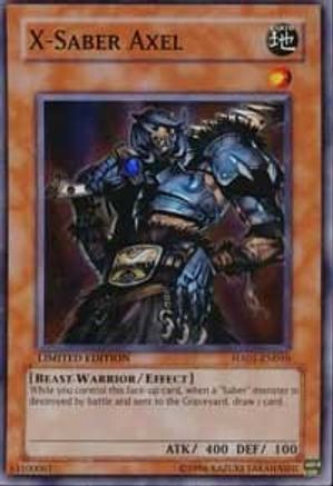 X-Saber Axel (HA01-EN010) - Hidden Arsenal 1st Edition - Premium Yugioh Single from Konami - Just $0.25! Shop now at Game Crave Tournament Store