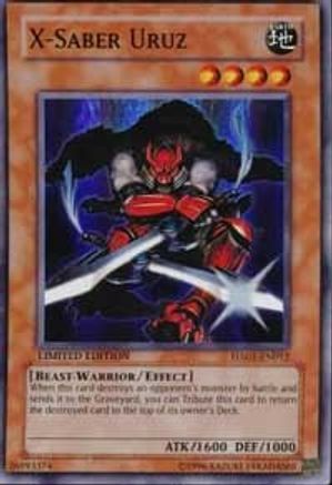 X-Saber Uruz (HA01-EN012) - Hidden Arsenal Unlimited - Premium Yugioh Single from Konami - Just $0.25! Shop now at Game Crave Tournament Store