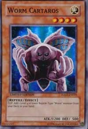 Worm Cartaros (HA01-EN019) - Hidden Arsenal 1st Edition - Premium Yugioh Single from Konami - Just $0.36! Shop now at Game Crave Tournament Store