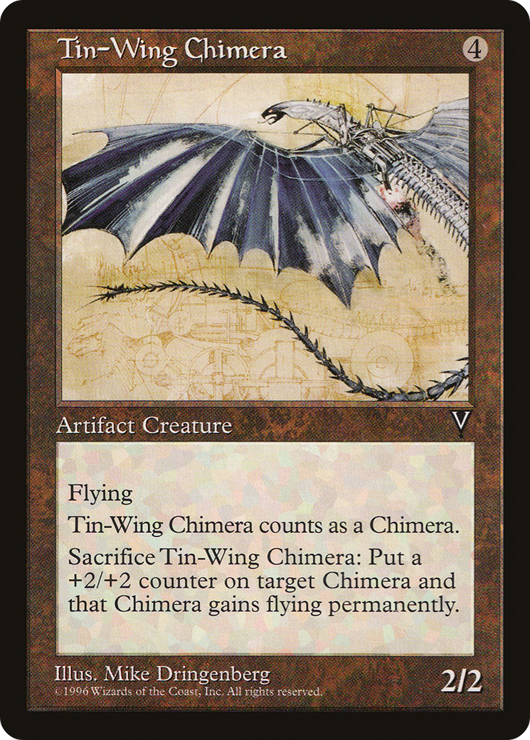 Tin-Wing Chimera (VIS-157) - Visions - Premium MTG Single from Wizards of the Coast - Just $0.25! Shop now at Game Crave Tournament Store