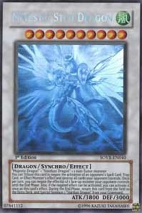 Majestic Star Dragon (Ghost Rare) (SOVR-EN040) - Stardust Overdrive 1st Edition - Premium Yugioh Single from Konami - Just $334.95! Shop now at Game Crave Tournament Store