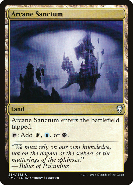 Arcane Sanctum (CM2-234) - Commander Anthology Volume II - Premium MTG Single from Wizards of the Coast - Just $0.28! Shop now at Game Crave Tournament Store