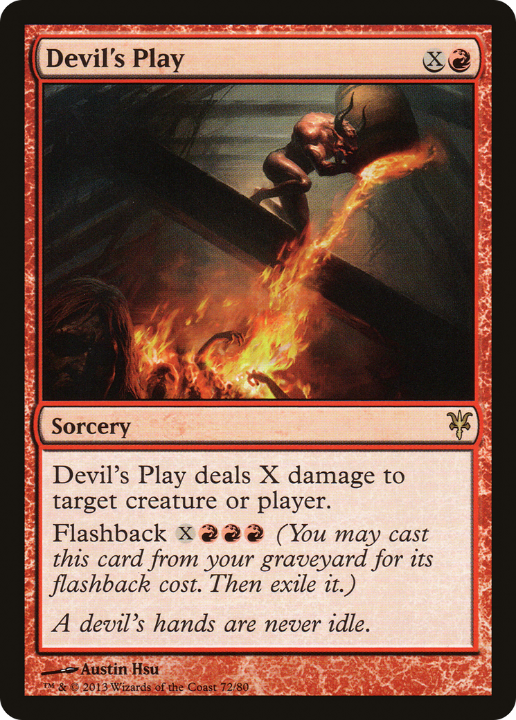 Devil's Play (DDK-072) - Duel Decks: Sorin vs. Tibalt - Premium MTG Single from Wizards of the Coast - Just $0.08! Shop now at Game Crave Tournament Store