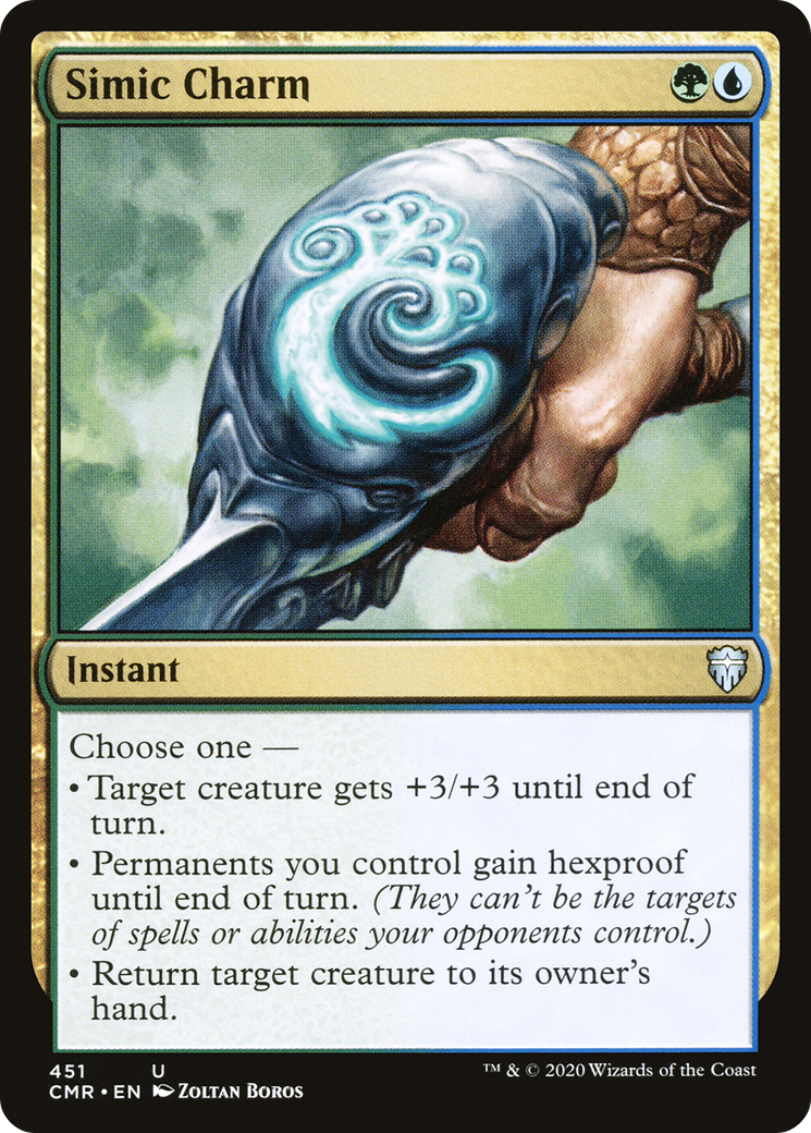 Simic Charm (CMR-451) - Commander Legends - Premium MTG Single from Wizards of the Coast - Just $1.12! Shop now at Game Crave Tournament Store