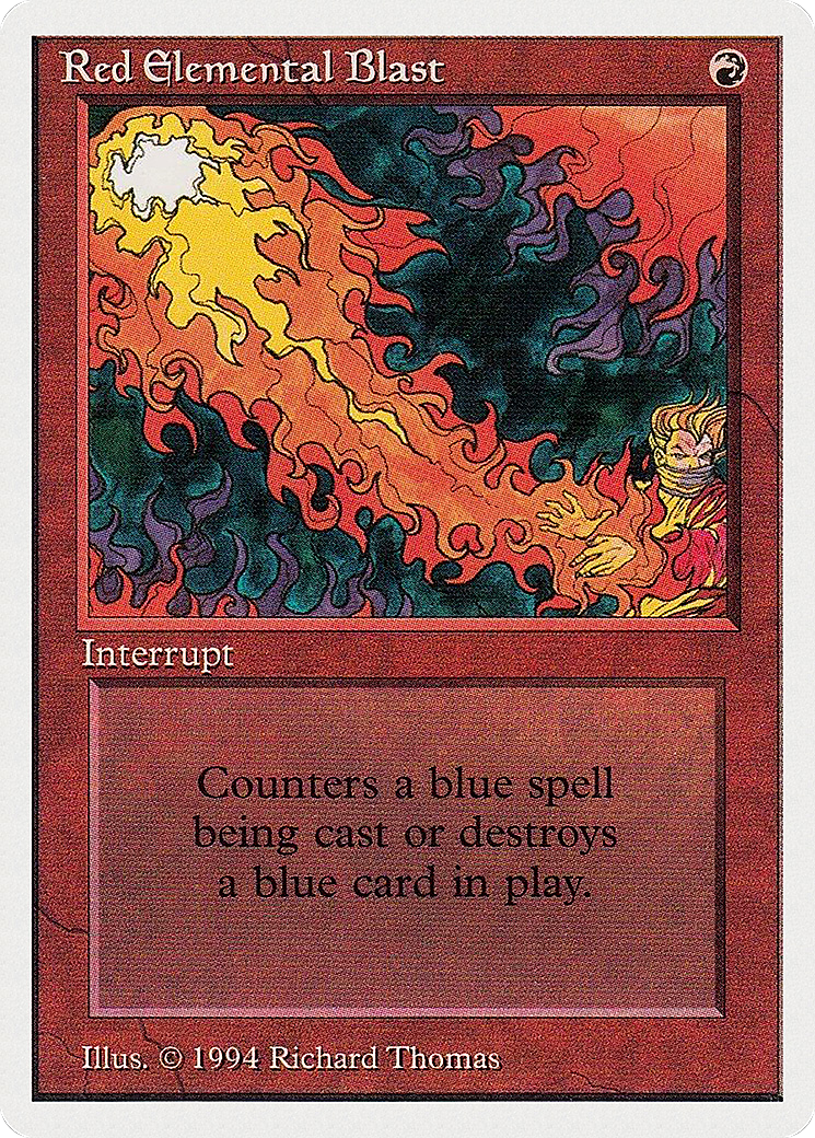 Red Elemental Blast (SUM-171) - Summer Magic / Edgar - Premium MTG Single from Wizards of the Coast - Just $0.72! Shop now at Game Crave Tournament Store