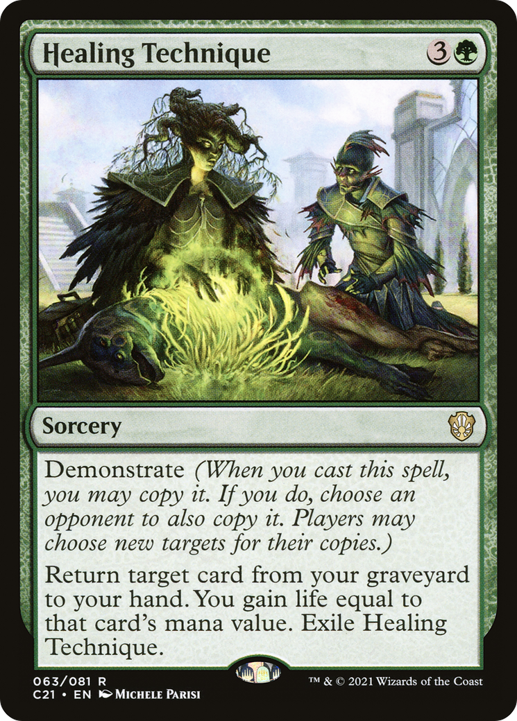 Healing Technique (C21-063) - Commander 2021 - Premium MTG Single from Wizards of the Coast - Just $0.08! Shop now at Game Crave Tournament Store