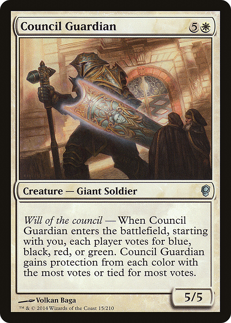 Council Guardian (CNS-015) - Conspiracy Foil - Premium MTG Single from Wizards of the Coast - Just $0.21! Shop now at Game Crave Tournament Store