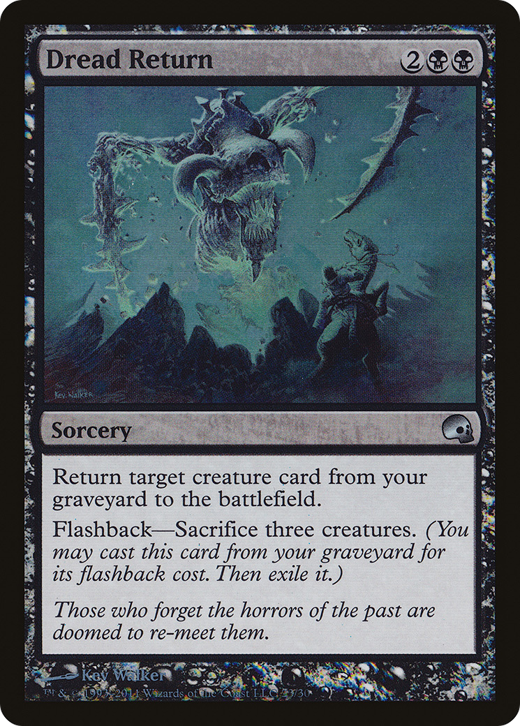 Dread Return (PD3-023) - Premium Deck Series: Graveborn Foil - Premium MTG Single from Wizards of the Coast - Just $0.14! Shop now at Game Crave Tournament Store